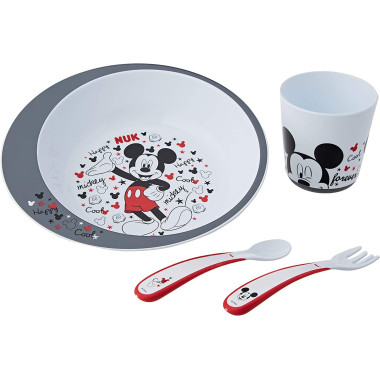 Vajilla set de comida Mickey. Nuk