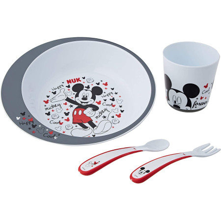 Vajilla set de comida Mickey. Nuk