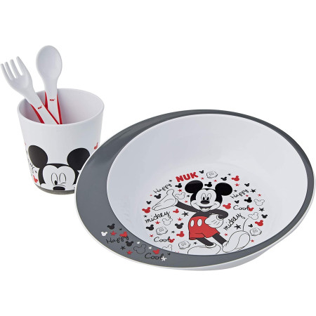 Vajilla set de comida Mickey. Nuk