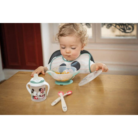 Bol Mickey/Minnie con ventosa. Tigex