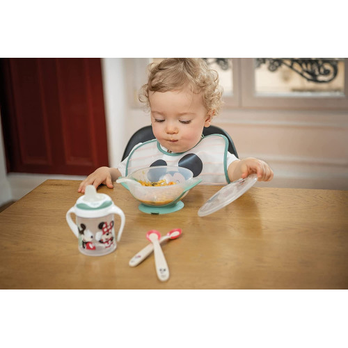 Bol Mickey/Minnie con ventosa. Tigex