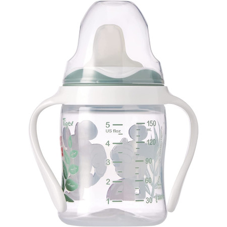 Vaso de aprendizaje Mickey/Minnie silicona 150ml. Tigex