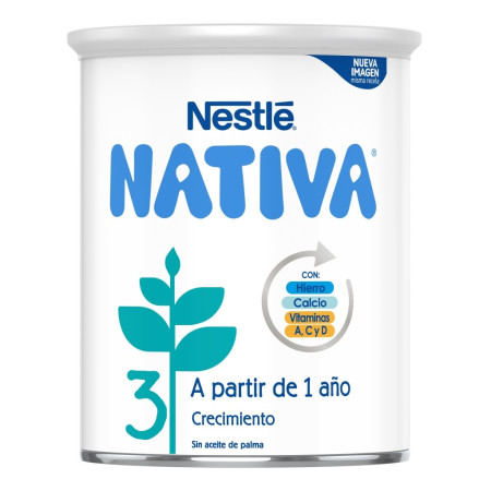 Leche Crecimiento NATIVA 3, Nestlé 800g