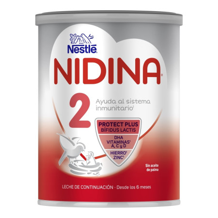 Leche Continuación NIDINA 2 PREMIUM, Nestlé 800g