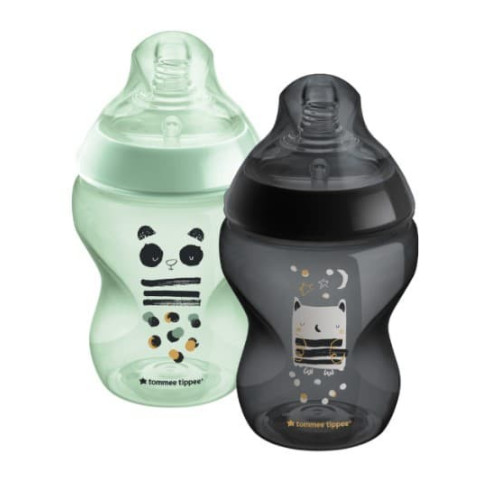Biberón Duplo Closer Nature 2x260 ml. Tommee Tippee