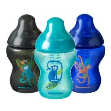 Biberón Triple Closer to Nature 260 ml.  Tommee Tippee