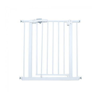Puerta de seguridad ajustable metal white. Olmitos