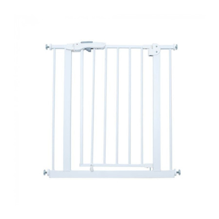 Puerta de seguridad ajustable metal white. Olmitos