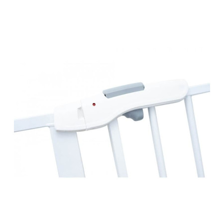 Puerta de seguridad ajustable metal white. Olmitos