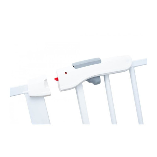 Puerta de seguridad ajustable metal white. Olmitos