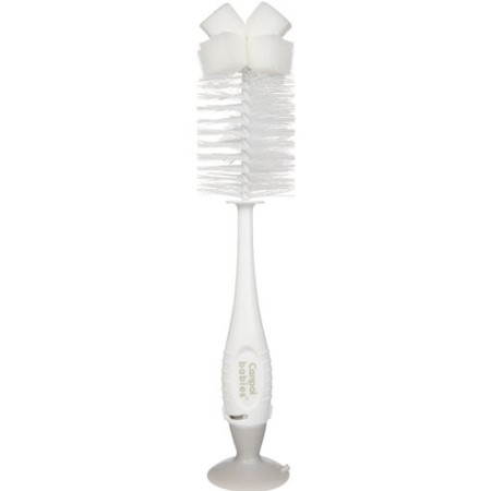 Cepillo Limpia-biberones y tetinas con ventosa.  Canpol Babies