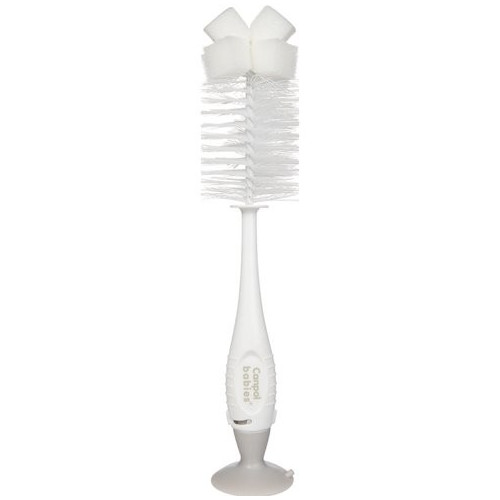 Cepillo Limpia-biberones y tetinas con ventosa.  Canpol Babies