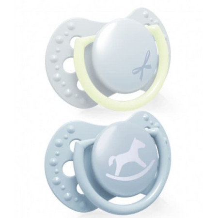 Chupetes dinámicos mini Baby Shower (2ud). Lovi