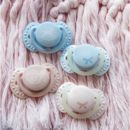 Chupetes dinámicos mini Baby Shower (2ud). Lovi