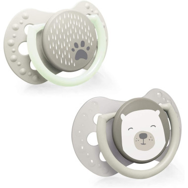 Chupetes dinámicos Mini Buddy Bear (2ud). Lovi