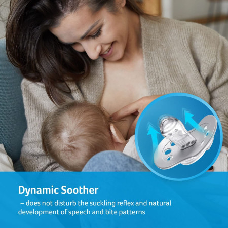 Chupetes dinámicos mini Baby Shower (2ud). Lovi