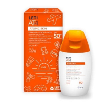 Leti AT4 Protección Solar SPF50 Facial 50ml + Leche Corporal 50ml