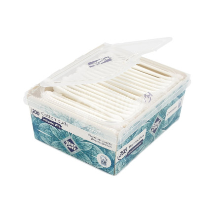 Bastoncillos para oídos con palo de papel 200uds. Star Cott