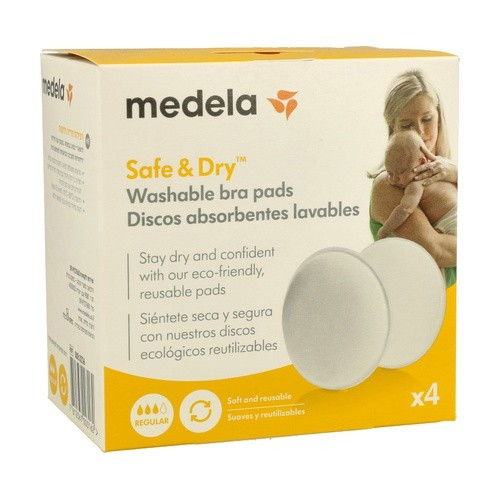 Discos absorbentes  lavables 4 uds. Medela