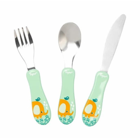 Set de cubiertos inoxidables. Tigex