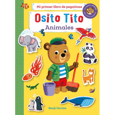 Osito Tito , Mi primer libro de pegatinas. Benji Davies