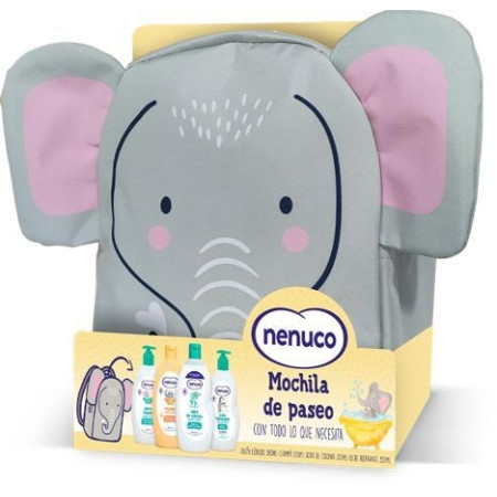 Mochila Elefante (4 productos). Nenuco