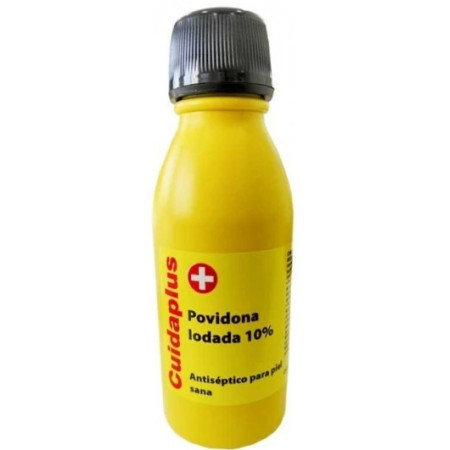 Antiséptico Povidona yodada 10% 125 ml. Cuidaplus