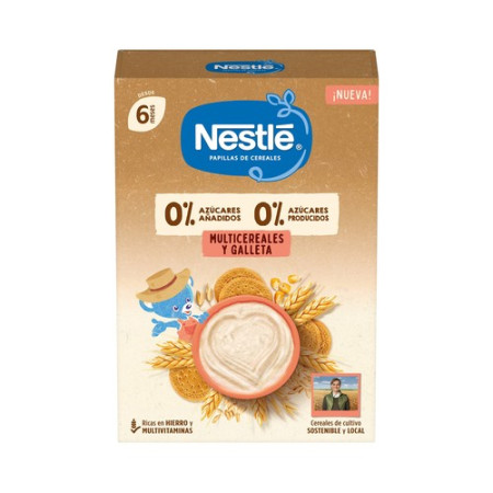 Papilla 0%0% Multicereales con gallega , Eco pack 270g. Nestle