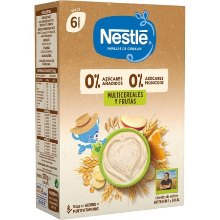 Papilla Cereales Sin Gluten 240g.  Nestle