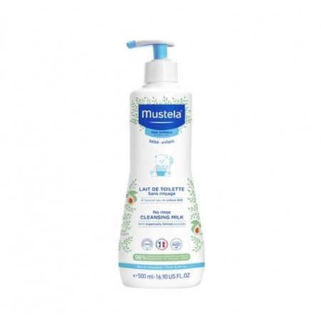 Loción Limpiadora sin aclarado 500 ml. Mustela
