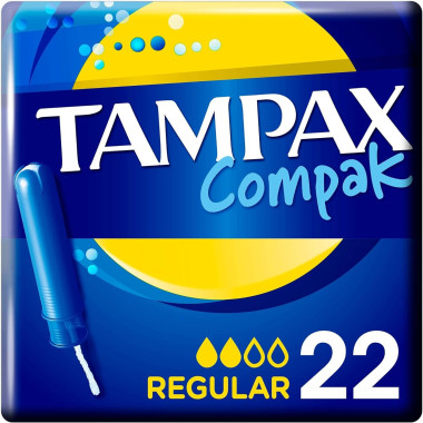 Tampax Compak Regular (22 Uds.)