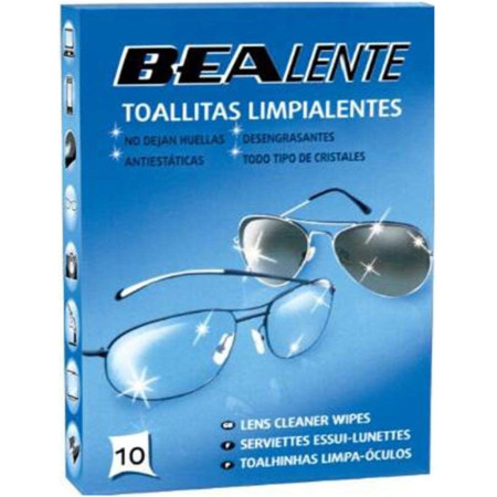 Toallitas limpia lentes 10ud. Bealente