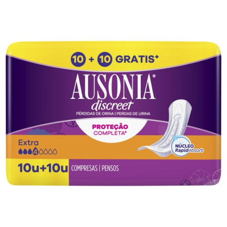 Braguitas Discreet Pants Plus 9 Uds.  Ausonia