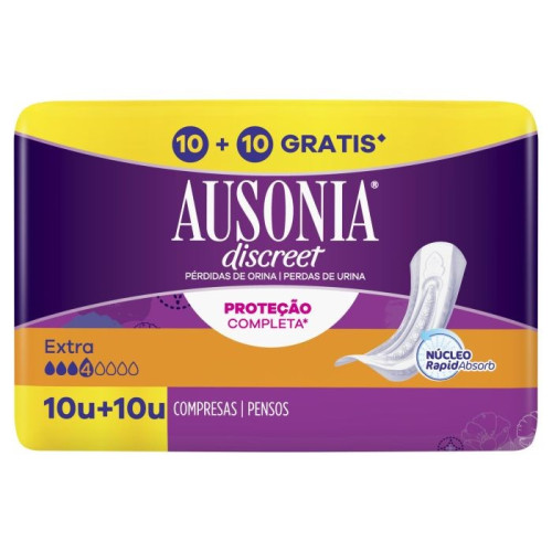 Braguitas Discreet Pants Plus 9 Uds.  Ausonia