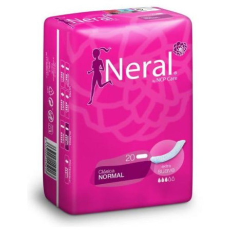 Compresa clásica adherente normal ultrasuave 20ud. Neral