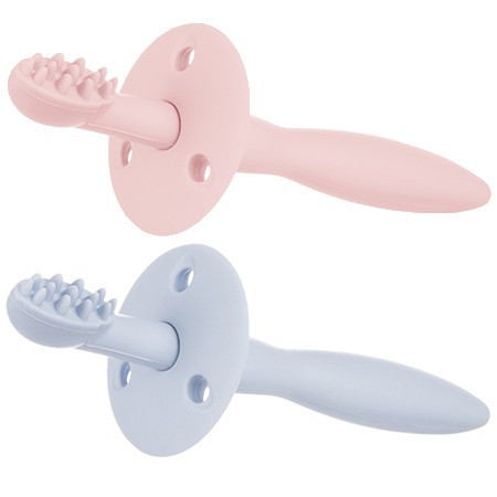 Cepillo de silicona y protector para encías y primeros dientes. Canpol Babies