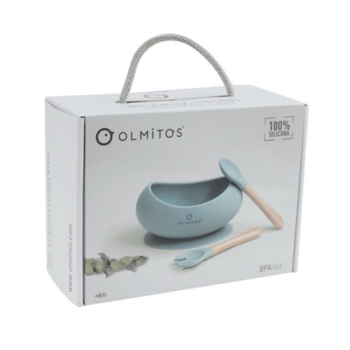 Vajilla de silicona 3 piezas. Olmitos