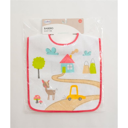 Babero extragrande. Olmitos