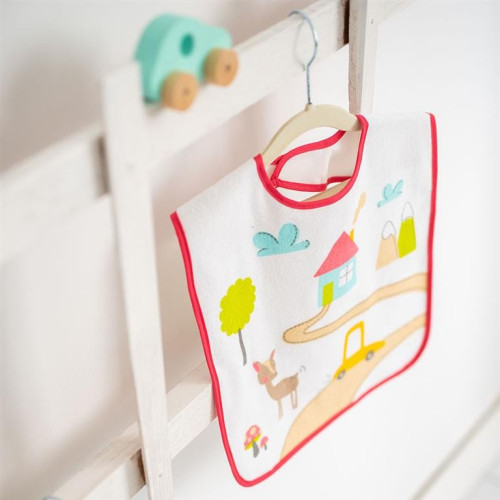 Babero extragrande. Olmitos