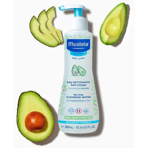 Agua Limpiadora sin aclarado 300 ml.  Mustela