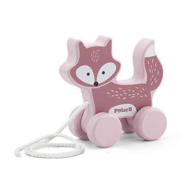 Juguete de madera de arrastre. PolarB