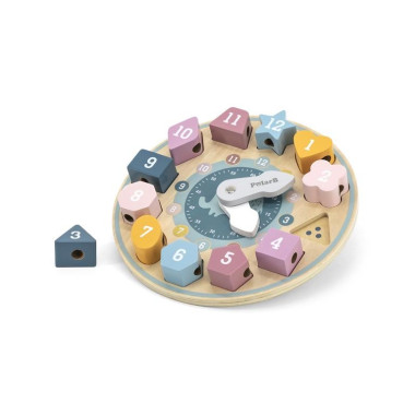 Juguete de madera reloj de formas. PolarB