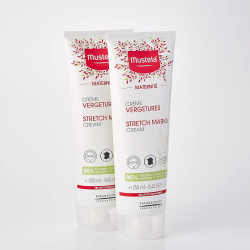 Crema Anti estrías Duplo Mustela (pax de 2 unidades X 250 ml)