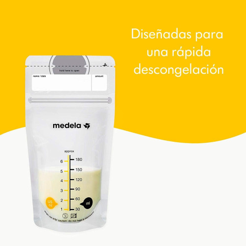 Bolsas para lecha Materna 25 Ud. Medela