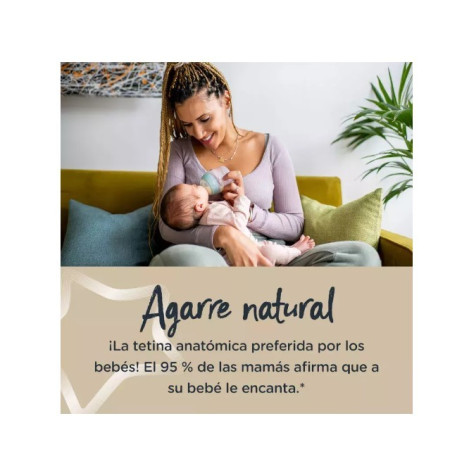 Biberón Duplo Closer to nature Anti-Cólico 260 ml . Tommee Tippee