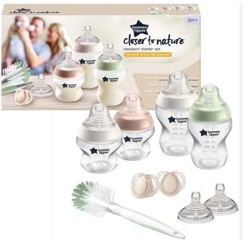 Kit Iniciacion Recien Nacidos Rosa Closer to Nature. Tommee Tippee