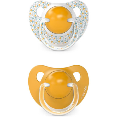 Pack de 2 Chupetes con Tetina Anatómica de Silicona SX Pro (6-18). Suavinex