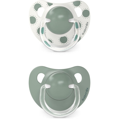 Pack de 2 Chupetes con Tetina Anatómica de Silicona SX Pro (+18). Suavinex