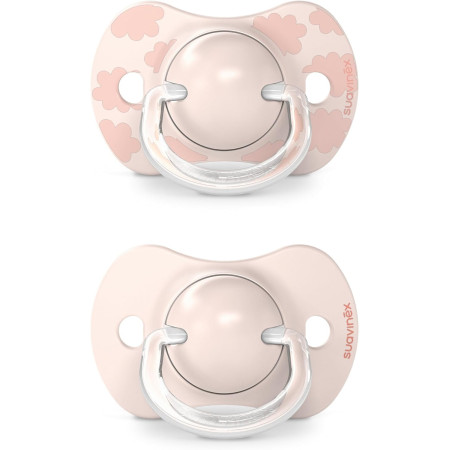 Pack de 2 Chupetes con Tetina fisiológica de Silicona SX Pro (0-6). Suavinex