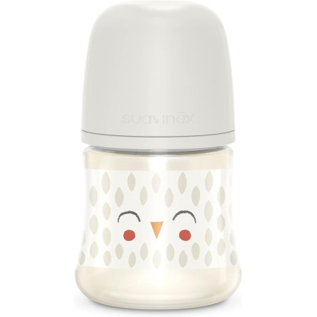 Biberón Premium Bonhomía Tetina Fisiológica SX Pro de Silicona Flujo Lento 150 ml. Suavinex